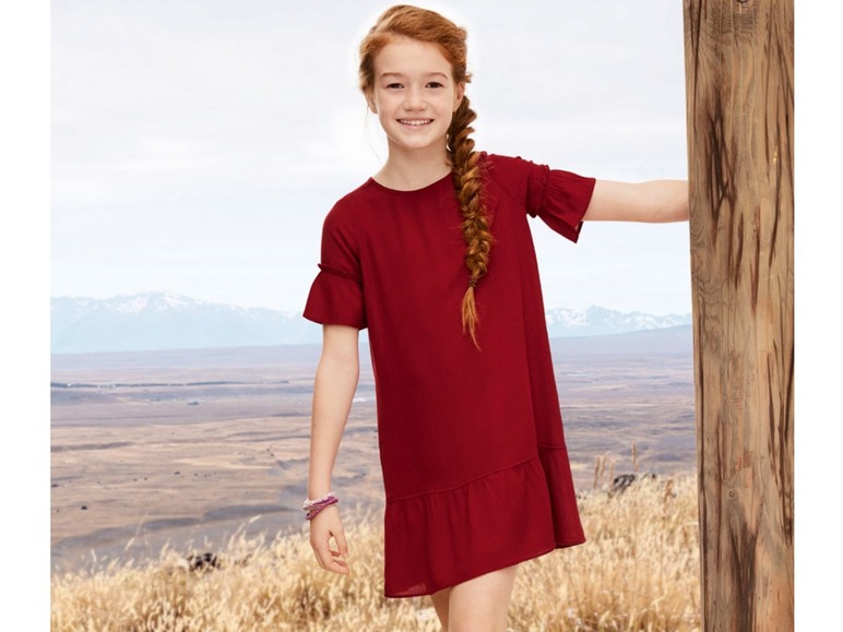 Gehe zu Vollbildansicht: PEPPERTS® Kinder Kleid, aus Viskose - Bild 10