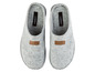 Graue Wollpantoffeln von Livergy.