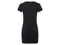 Schwarzes T-Shirt-Kleid