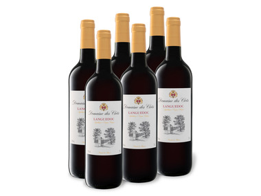 6 x 0,75-l-Flasche Weinpaket Languedoc Domaine des Clots AOP trocken, Rotwein