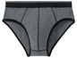 Graue Unterhose mit schwarzem Bund