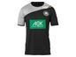 Ein schwarzes Handballtrikot von Kempa mit AOK-Logo.