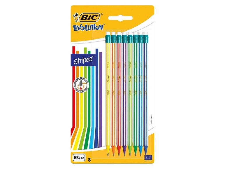 Gehe zu Vollbildansicht: BIC Evolution Bleistift Stripes - Bild 1