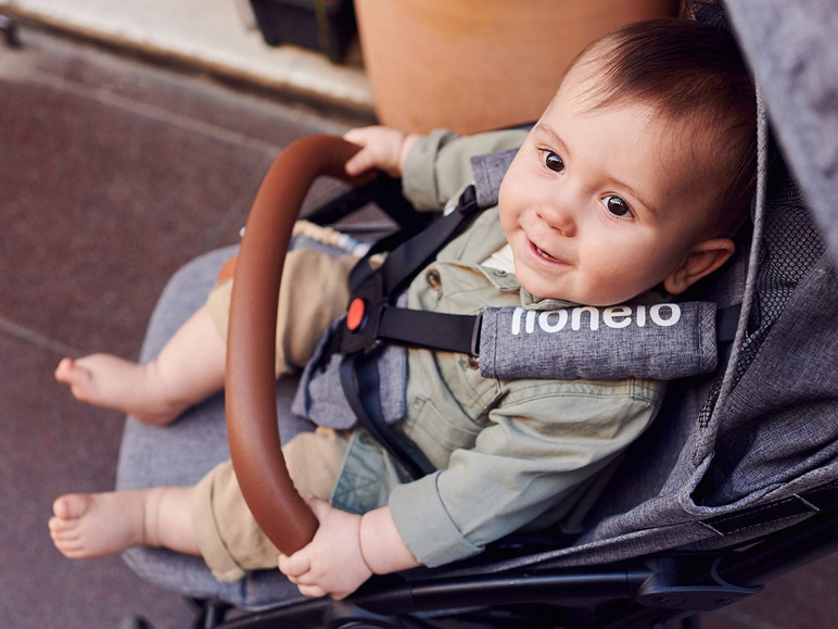 Gehe zu Vollbildansicht: Lionelo Kinderwagen »Julie«, moderne Leinen-Optik - Bild 32