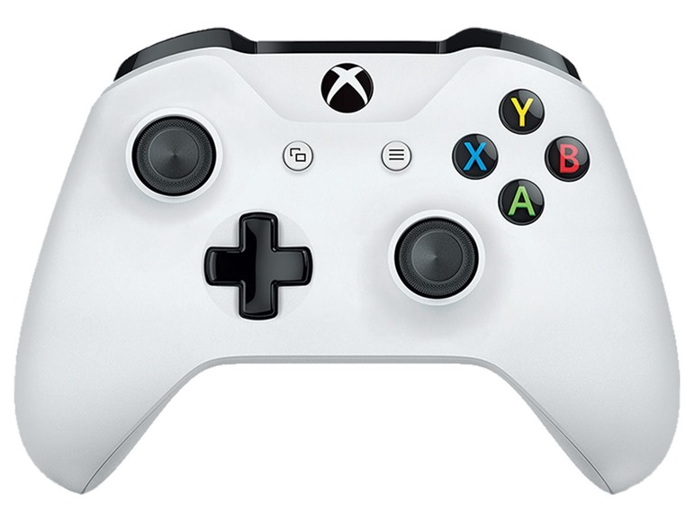 Gehe zu Vollbildansicht: Microsoft Xbox Wireless Controller, strukturierte Oberfläche, weiß - Bild 1
