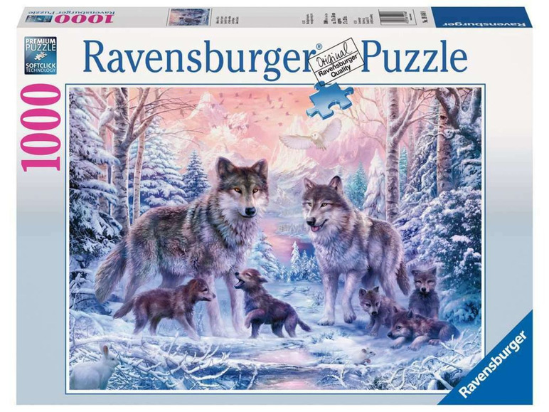 Gehe zu Vollbildansicht: Ravensburger Puzzle Arktische Wölfe - Bild 1