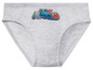 Graue Unterhose mit PJ Masks Motiv.