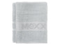 Ein hellgraues Handtuch der Marke Mexx.