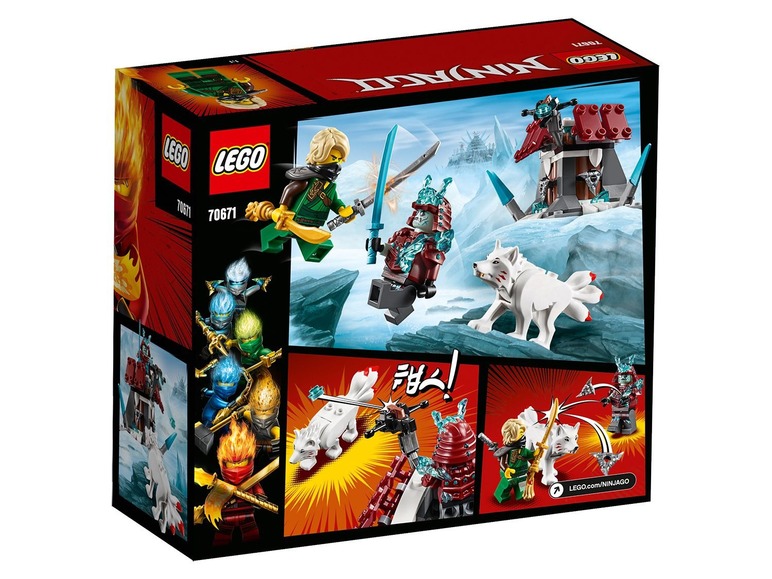 Gehe zu Vollbildansicht: LEGO® NINJAGO 70671 Angriff des Eis-Samurai - Bild 2
