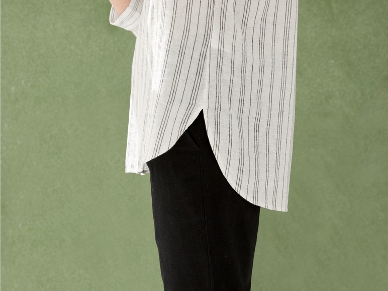 Gehe zu Vollbildansicht: ESMARA® Bluse Damen, luftige Qualität, mit Leinen und Baumwolle - Bild 14