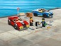 Lego City Polizei- und Rennautos mit Minifiguren.