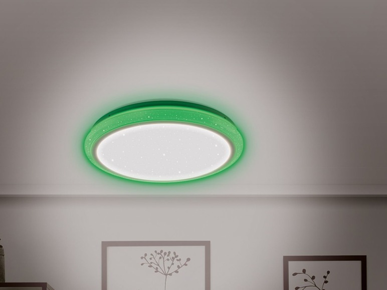 Gehe zu Vollbildansicht: LIVARNO LUX® LED-Deckenleuchte, mit Sternenhimmel und Dekolicht, Dimm- und Farbtonsteuerung - Bild 17