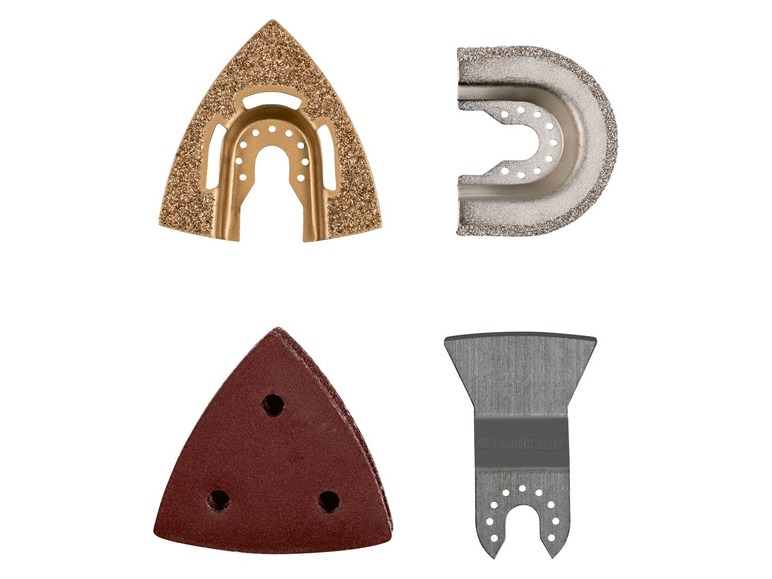 Diamant-, Schleif- und Parkside-Klingen für Werkzeug.