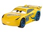 Gelbes Rennauto von Disney Pixar Cars mit Dinoco-Logo.