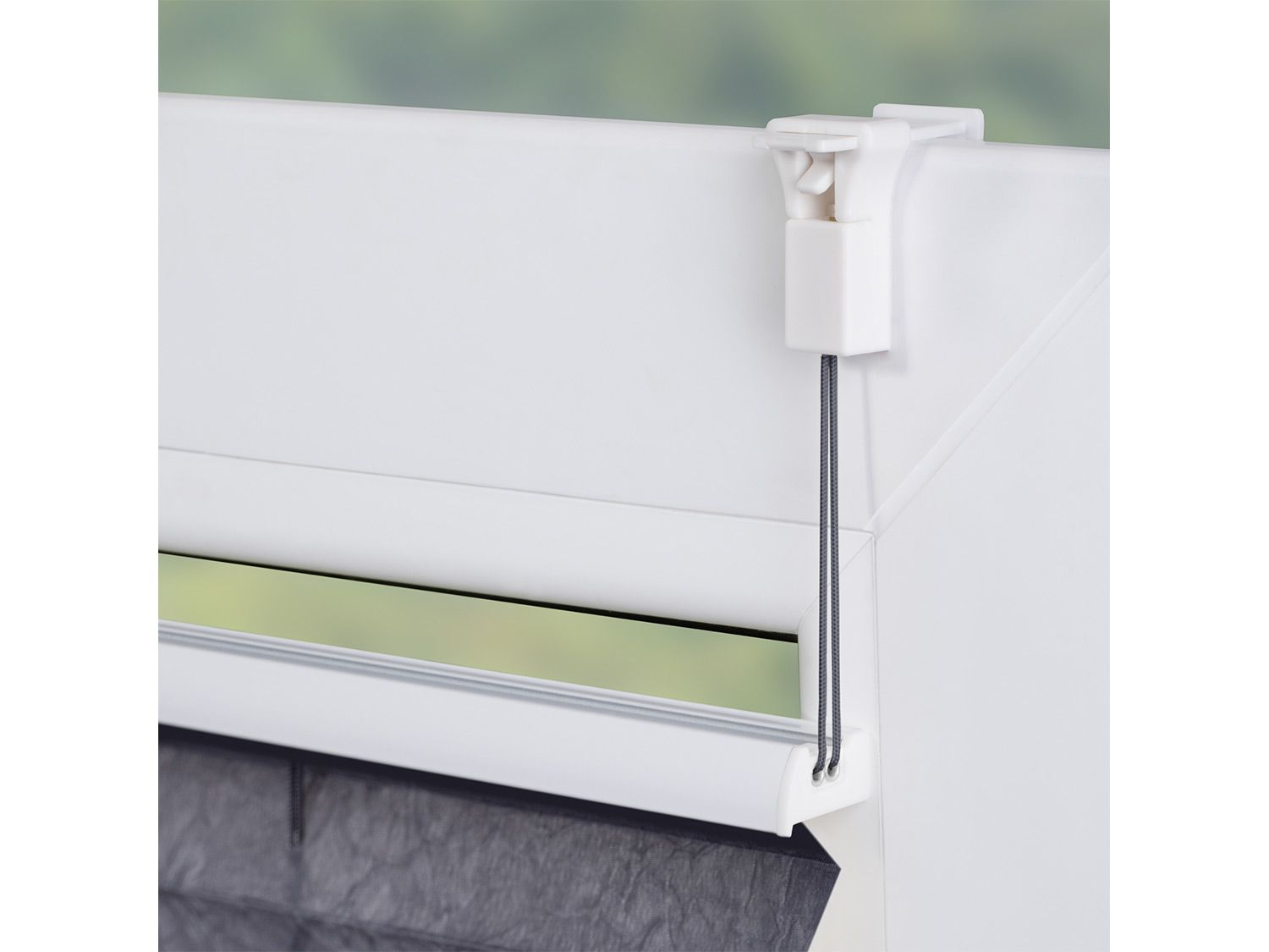 Thumbnail - Lichtblick Plissee Klemmfix, ohne Bohren, verspannt (Grau, 60x210 cm)