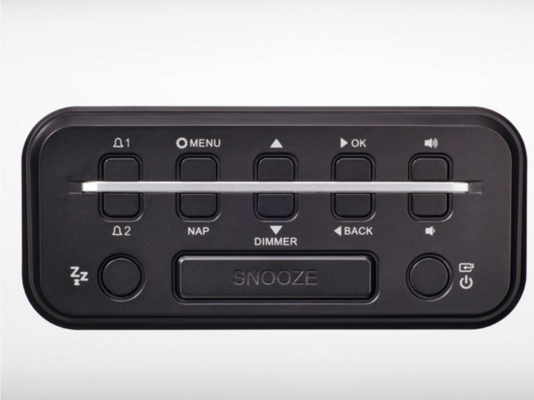 Gehe zu Vollbildansicht: SILVERCREST® Radiowecker »DAB Big Button SWDR 50 A1«, dimmbares Display, mit USB-Anschluss - Bild 12