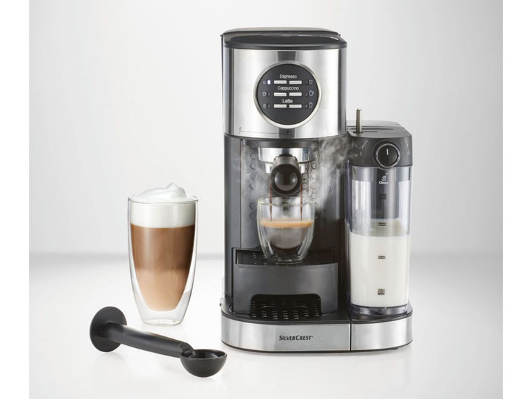 Gehe zu Vollbildansicht: SILVERCREST® Espressomaschine, mit Milchaufschäumer - Bild 7
