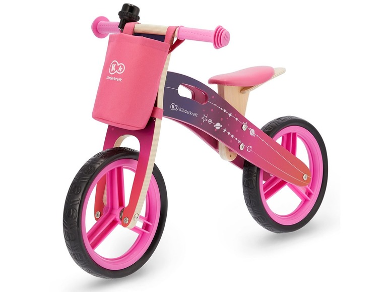 Gehe zu Vollbildansicht: Kinderkraft Laufrad »Runner«, höhenverstellbar, mit Klingel, Lenkertasche und Gummigriffen - Bild 19