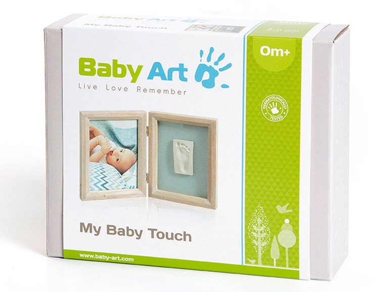 Gehe zu Vollbildansicht: Baby Art Gipsabdruck-Set mit 2-tlg. Bilderrahmen - Bild 3