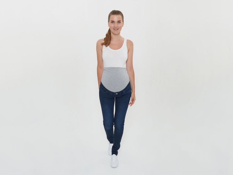 Gehe zu Vollbildansicht: ESMARA® PURE COLLECTION Umstands-Jeans, formstabil, Super-Stretch-Material, Bio-Baumwolle - Bild 13