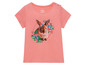 Rosa T-Shirt mit einem Hasen mit Blumenkranz