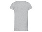 Ein graues T-Shirt mit kurzen Ärmeln.