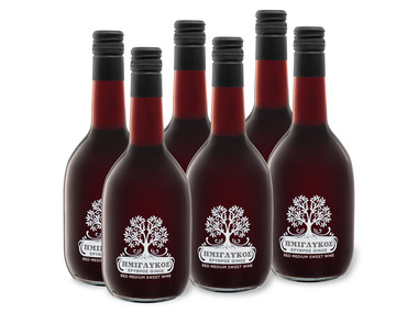 0,5-l-Flasche Ro… 0,5-l, Weinpaket lieblich Rotwein x 6