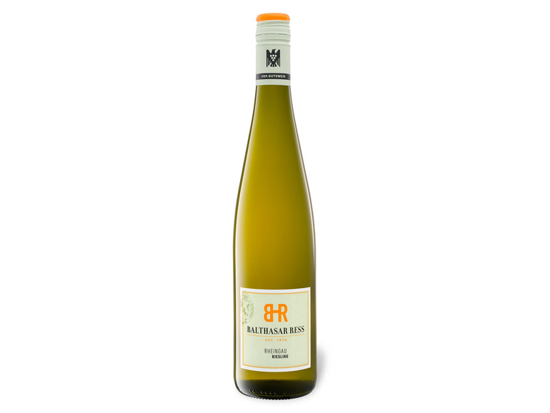Gehe zu Vollbildansicht: Weingut Balthasar Ress BIO Rheingau Riesling VDP.Gutswein feinherb, Weißwein 2020 - Bild 1