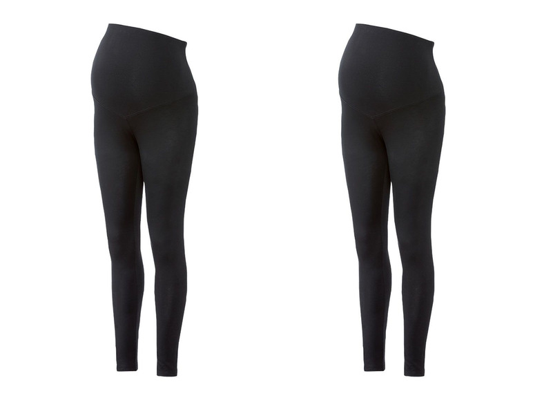 Gehe zu Vollbildansicht: ESMARA® Leggings Damen, 2 Stück, aus Bio-Baumwolle und Elasthan - Bild 8