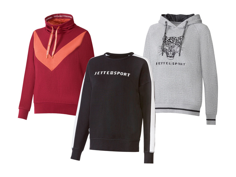 Gehe zu Vollbildansicht: CRIVIT&reg; by Jette Sport Damen Sweatpullover, mit Baumwolle - Bild 1