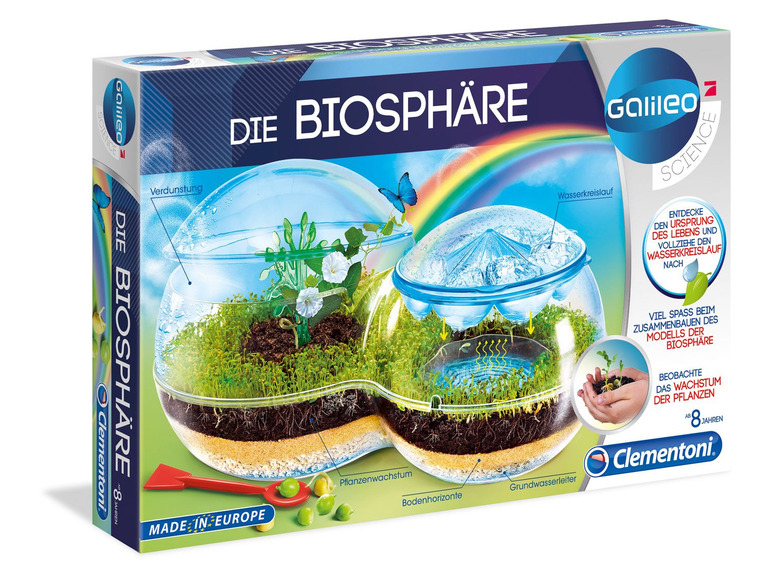 Gehe zu Vollbildansicht: Clementoni Wissenschafts-Set »Die Biosphäre«, Wasserkreislauf, ab 8 Jahren - Bild 2