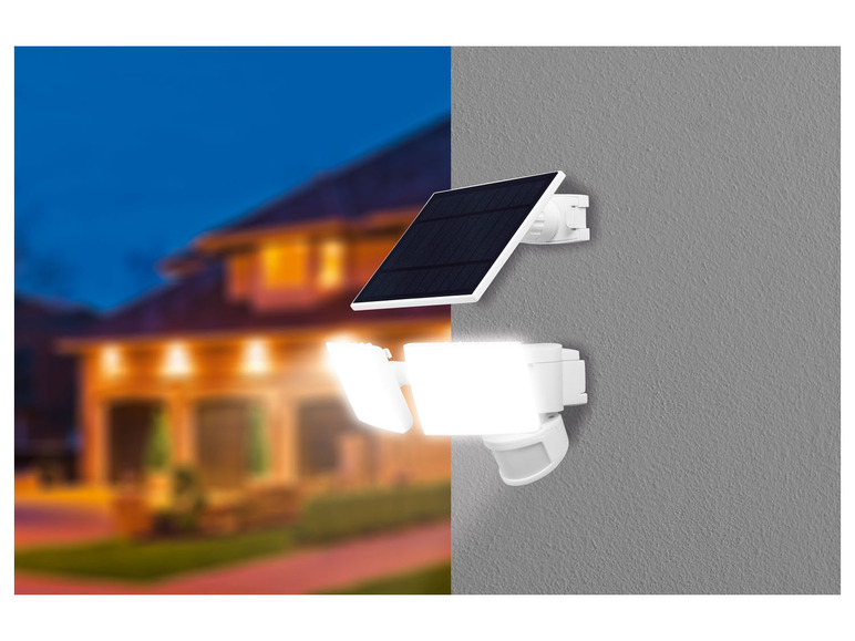 Gehe zu Vollbildansicht: Livarno Home Außenstrahler LED Solar, mit 2 Spots - Bild 7
