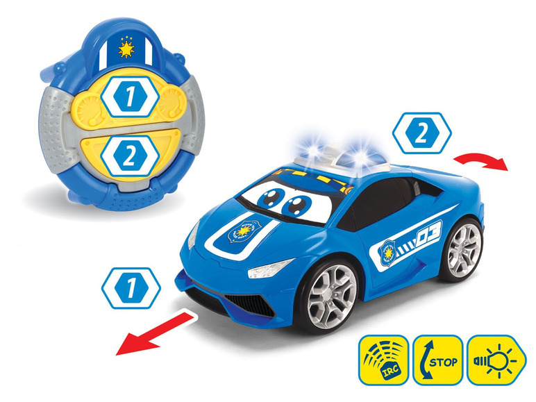 Gehe zu Vollbildansicht: DICKIE Spielzeugauto »IRC Happy Lamborghini Huracan Police« - Bild 1