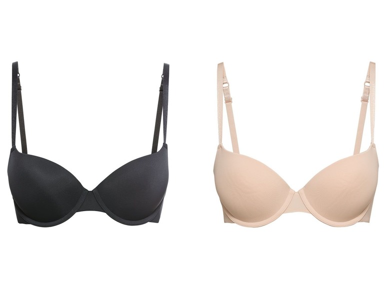 Gehe zu Vollbildansicht: ESMARA® Lingerie Push-Up-BH, 2 Stück, längenverstellbare Träger, gepolsterte Cups - Bild 7