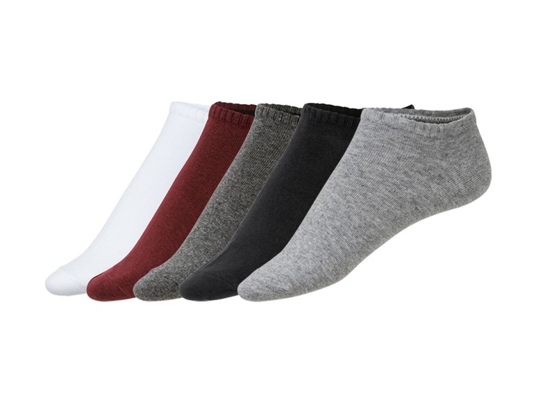 Gehe zu Vollbildansicht: LIVERGY® Sneakersocken Herren, 5 Paar, mit Bio-Baumwolle - Bild 2