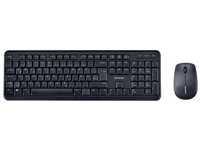 Gehe zu Vollbildansicht: SILVERCREST® PC Tastatur Maus Combo SET, schwarz - Bild 1