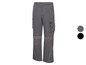 Graue Arbeitshose mit Knieschutz.