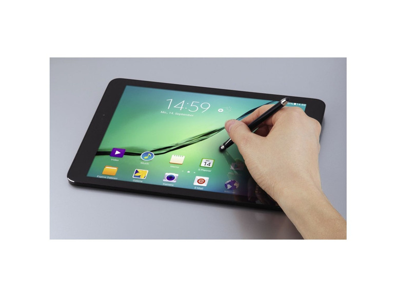 Gehe zu Vollbildansicht: Hama Eingabestift Twin-Stylus für Samsung Tablets und Smartphones, Schwarz - Bild 4