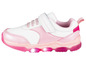 Rosa Kinderschuhe mit leuchtenden Sohlen