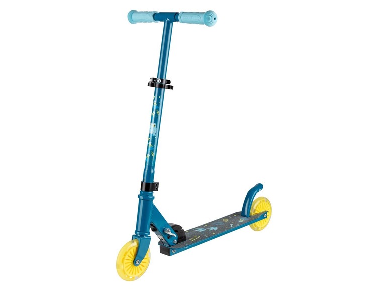 Gehe zu Vollbildansicht: Playtive JUNIOR PLAYTIVE® JUNIOR Kinder Scooter, mit LED-Rollen, Hinterrad-Reibungsbremse, ab 3 Jahren - Bild 21