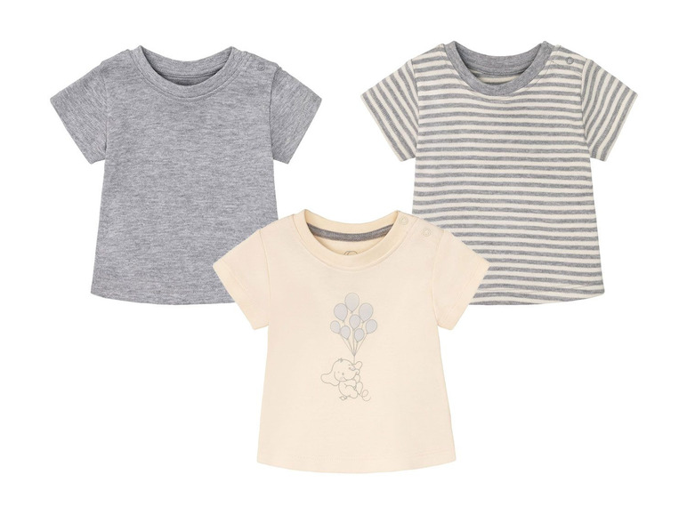 Gehe zu Vollbildansicht: LUPILU® 3 Baby T-Shirts, mit Bio-Baumwolle - Bild 6