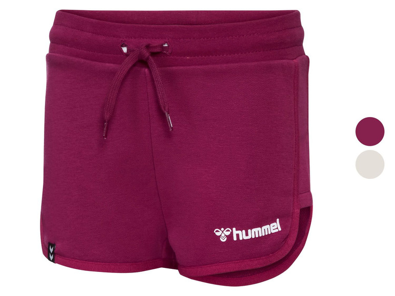 Hummel Sport Shorts für Damen in Bordeaux.