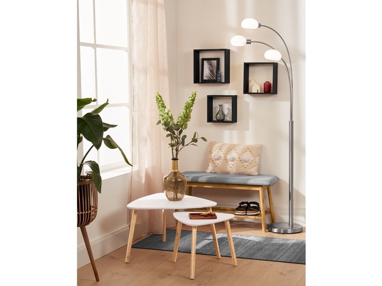 Gehe zu Vollbildansicht: LIVARNO LIVING® Sitzbank, 90 x 45 cm, mit Sitzkissen und Ablagefläche, aus Bambus - Bild 5