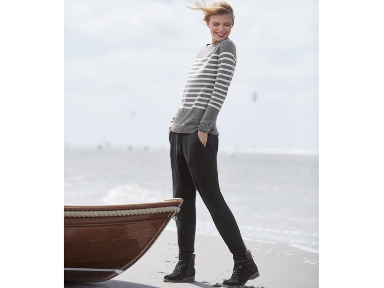 Gehe zu Vollbildansicht: ESMARA® Boots Damen, angenehm weiches Warmfutter, Obermaterial aus Leder und Textil - Bild 7