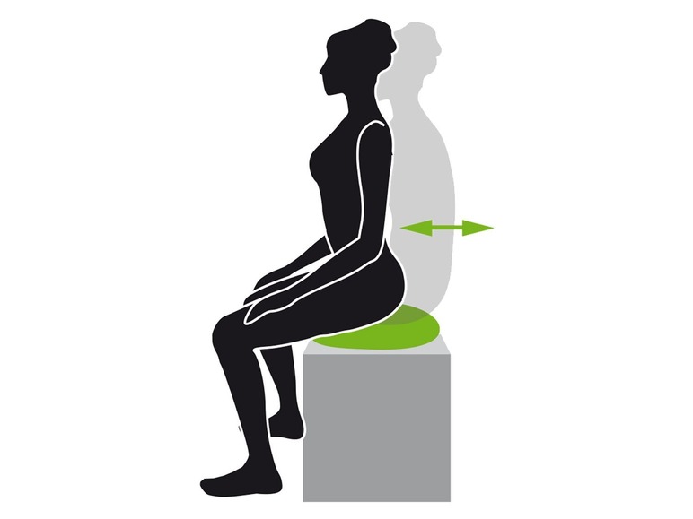 Gehe zu Vollbildansicht: Schildkröt Fitness Sitzkissen / Balancekissen »Seat Cushion Fit+«, mit Bezug und Handpumpe - Bild 6