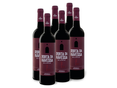 6 x 0,75-l-Flasche Weinpaket Porta da Ravessa Alentejo DOC trocken, Rotwein