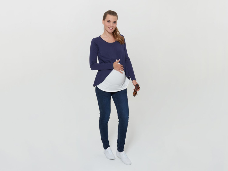 Gehe zu Vollbildansicht: ESMARA® PURE COLLECTION Umstands-Jeans, formstabil, Super-Stretch-Material, Bio-Baumwolle - Bild 21