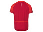 Rotes Radtrikot mit kurzen Ärmeln