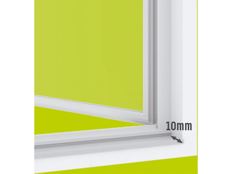 Gehe zu Vollbildansicht: Insektenschutzfenster, 110 x 130 cm, magnetisch - Bild 3