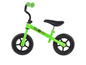 Grünes Chicco Green 5 Rocket Laufrad mit schwarzen Rädern